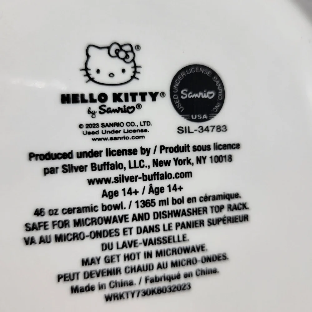 Hello Kitty all measurements